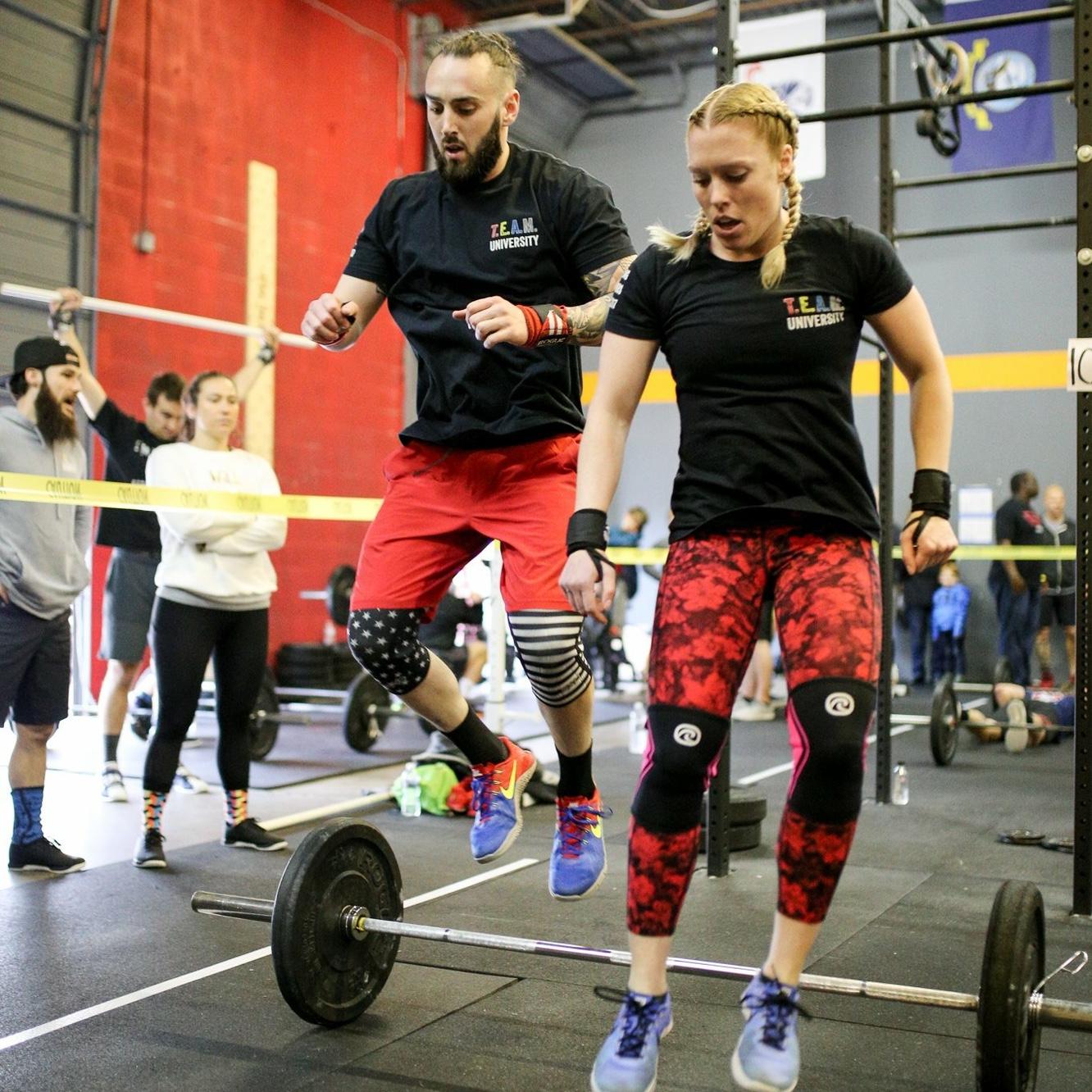 We’ve always enjoyed a good CrossFit competition together!