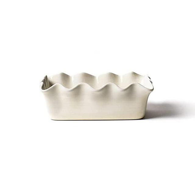Coton Colors Signature Ruffle Loaf Pan White