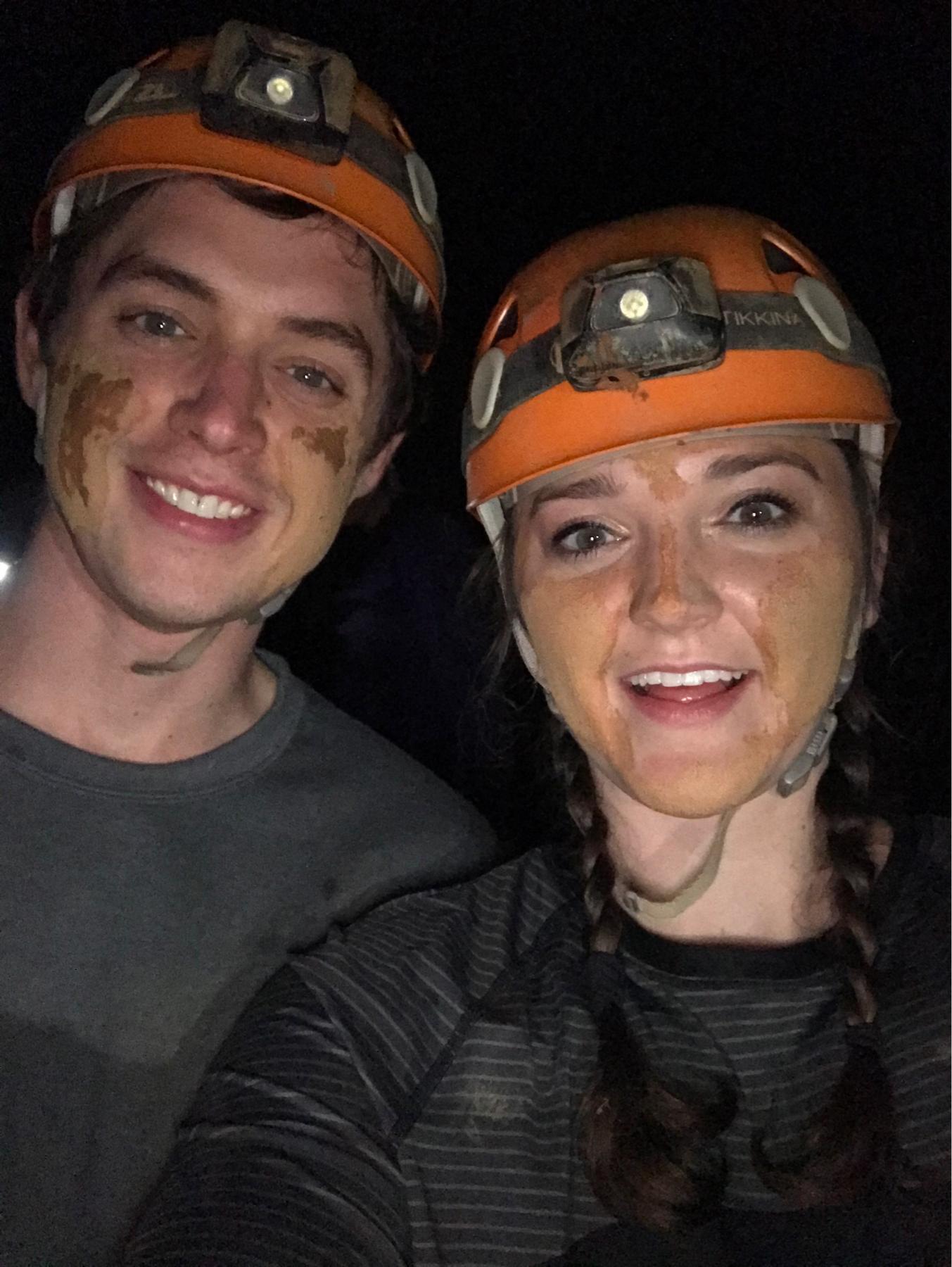 Caving adventure at Raccoon Caverns in Chattanooga in 2019.