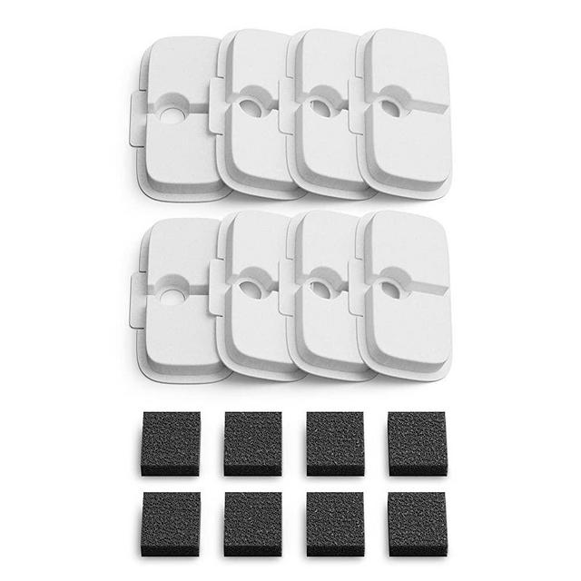 PETLIBRO 8 Packs Replacement Filters for Dockstream Cat Water Fountain PLWF005/PLWF115/WF105, 4 Months Set of Replacement Filters for Ultra Quiet Pet Water Fountain