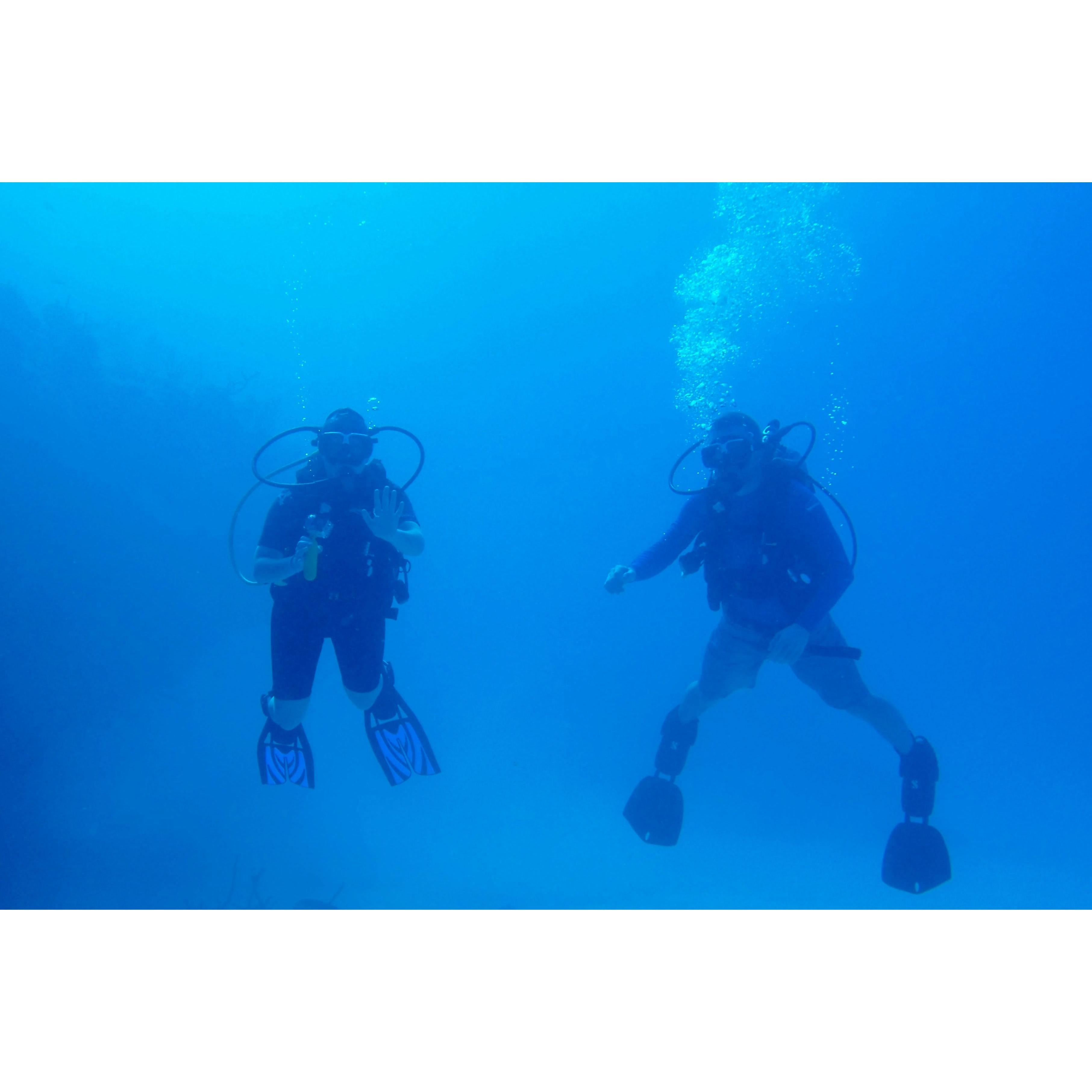 Scuba diving in the Caymans