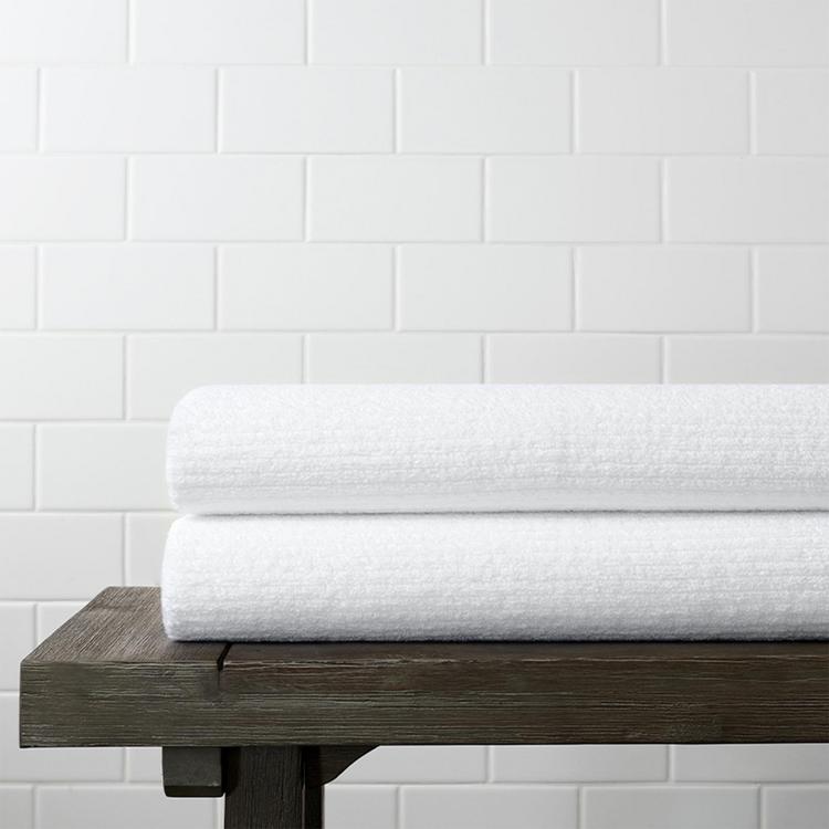Boll & Branch Spa Organic Bath Mat - White
