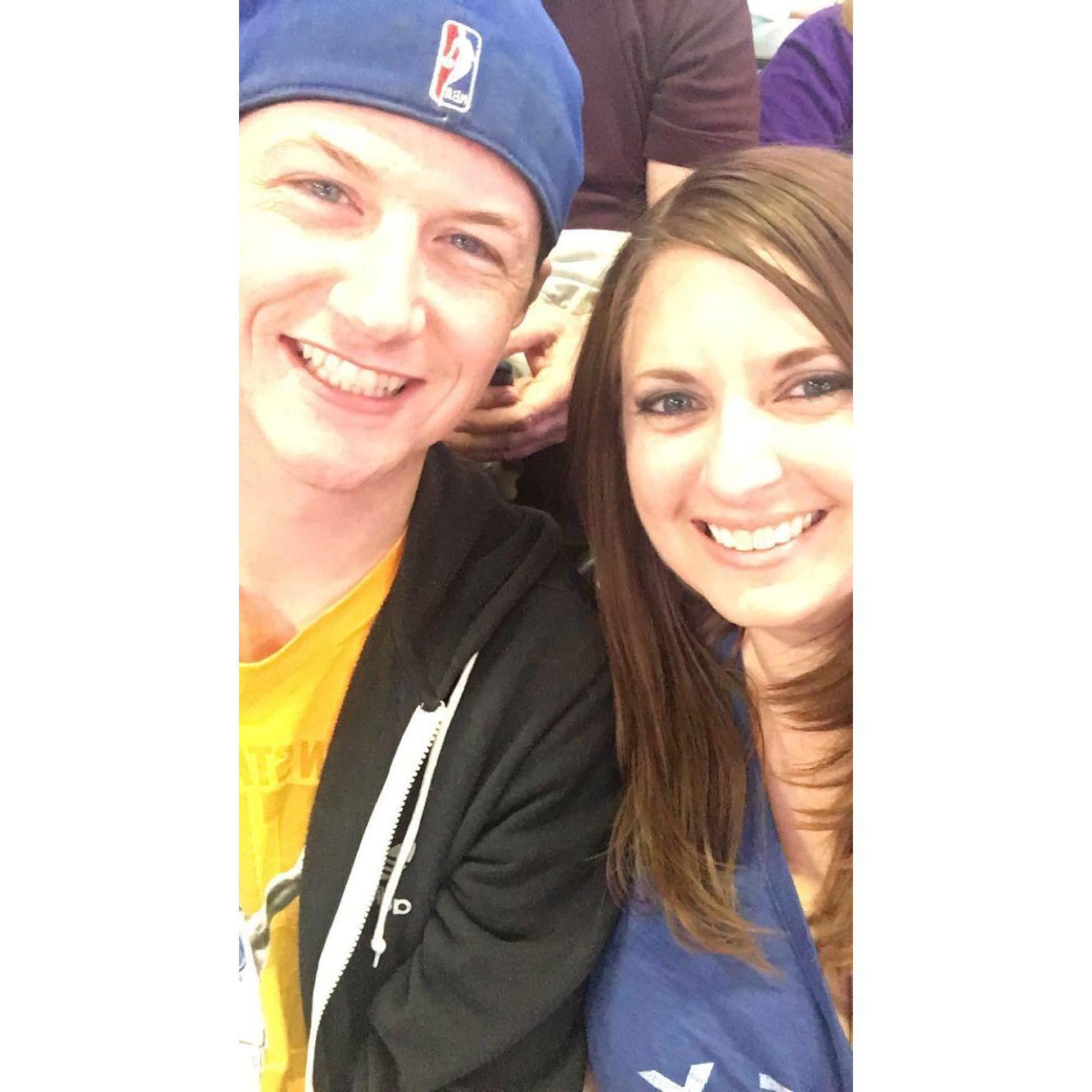 Kings-Warriors games are our favorite events to attend