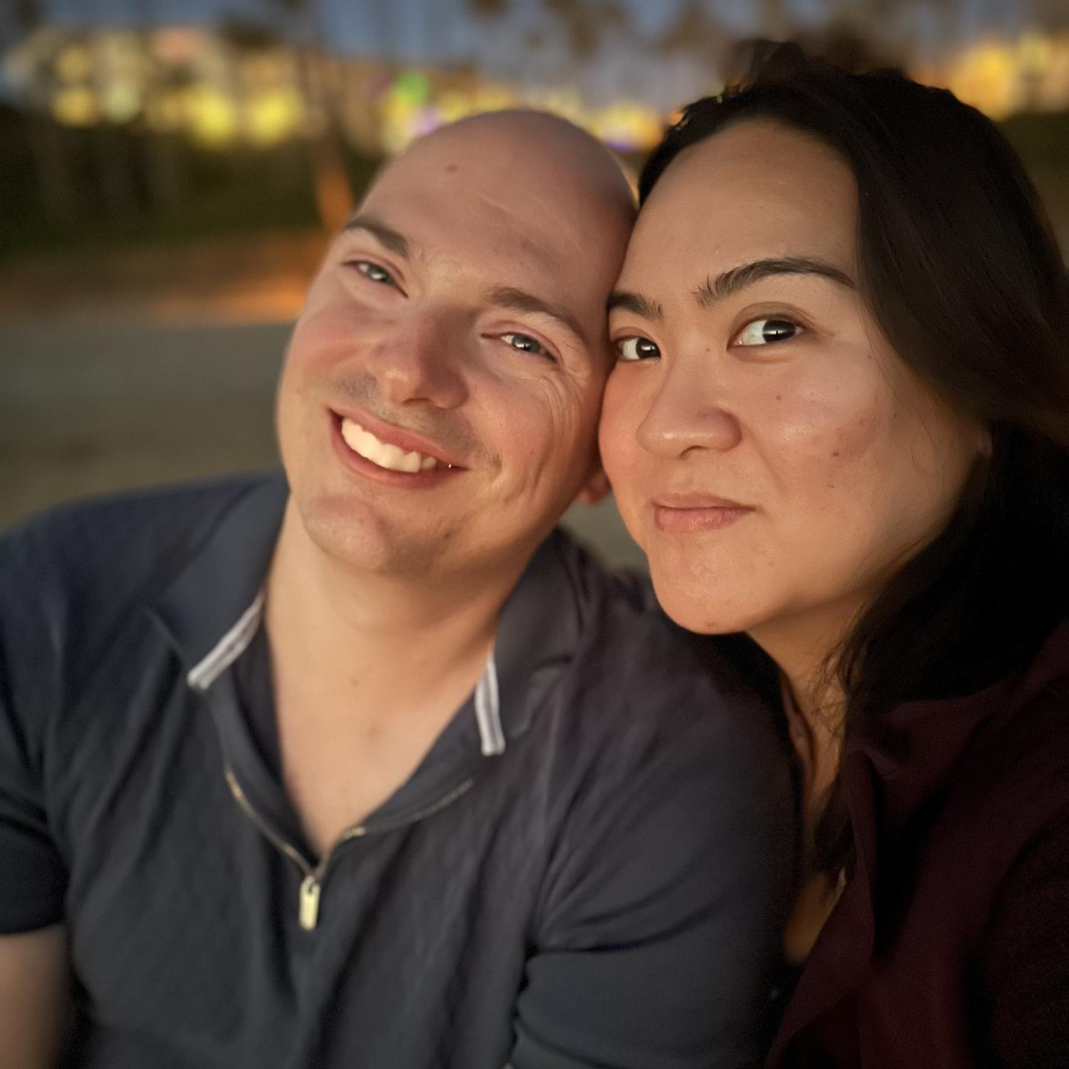 Watching the sunset by San Clemente Pier, where we got engaged ❤️
January 2026
