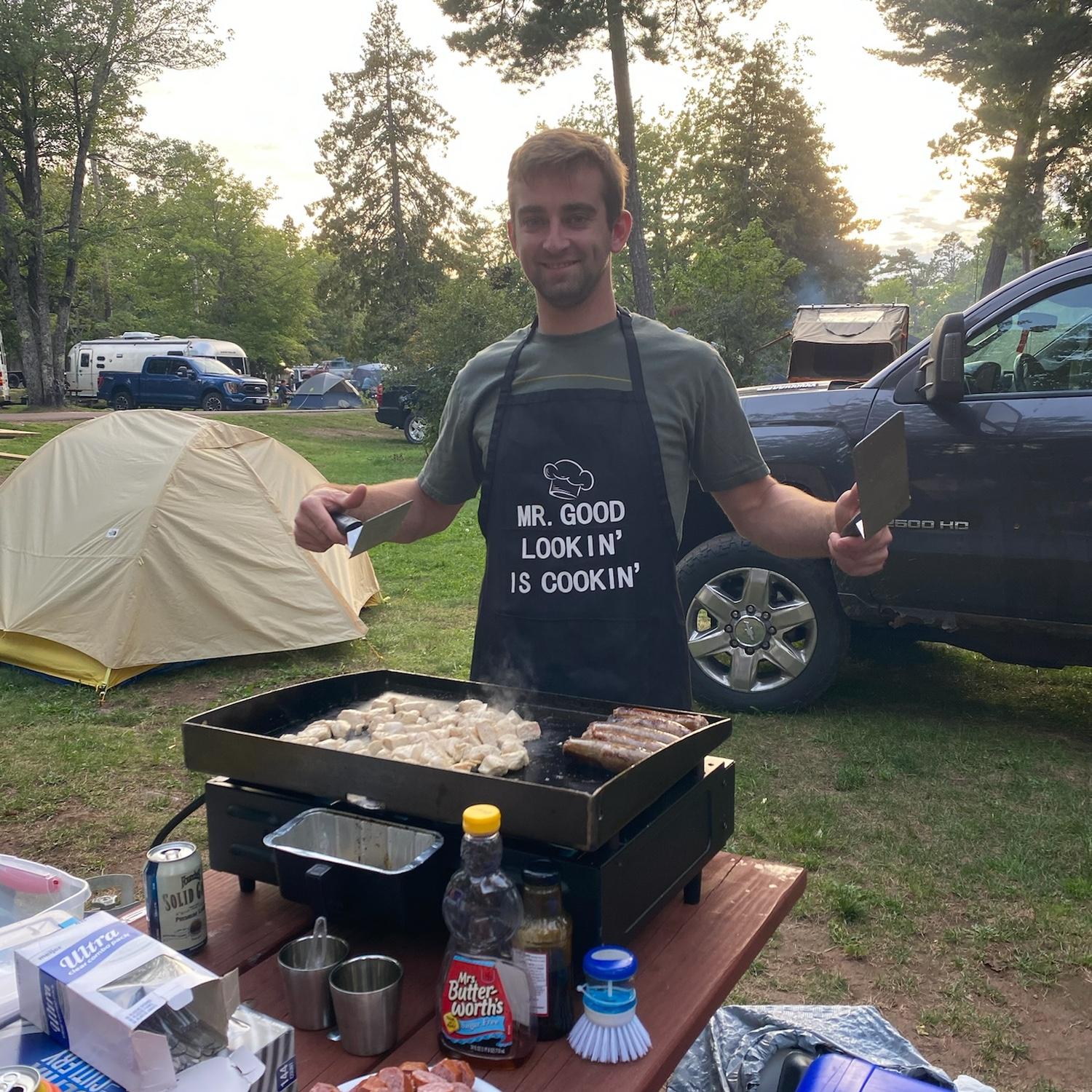 UP bike trip & camping with friends