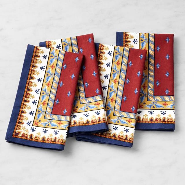 Sicily Red Napkins, Set of 4