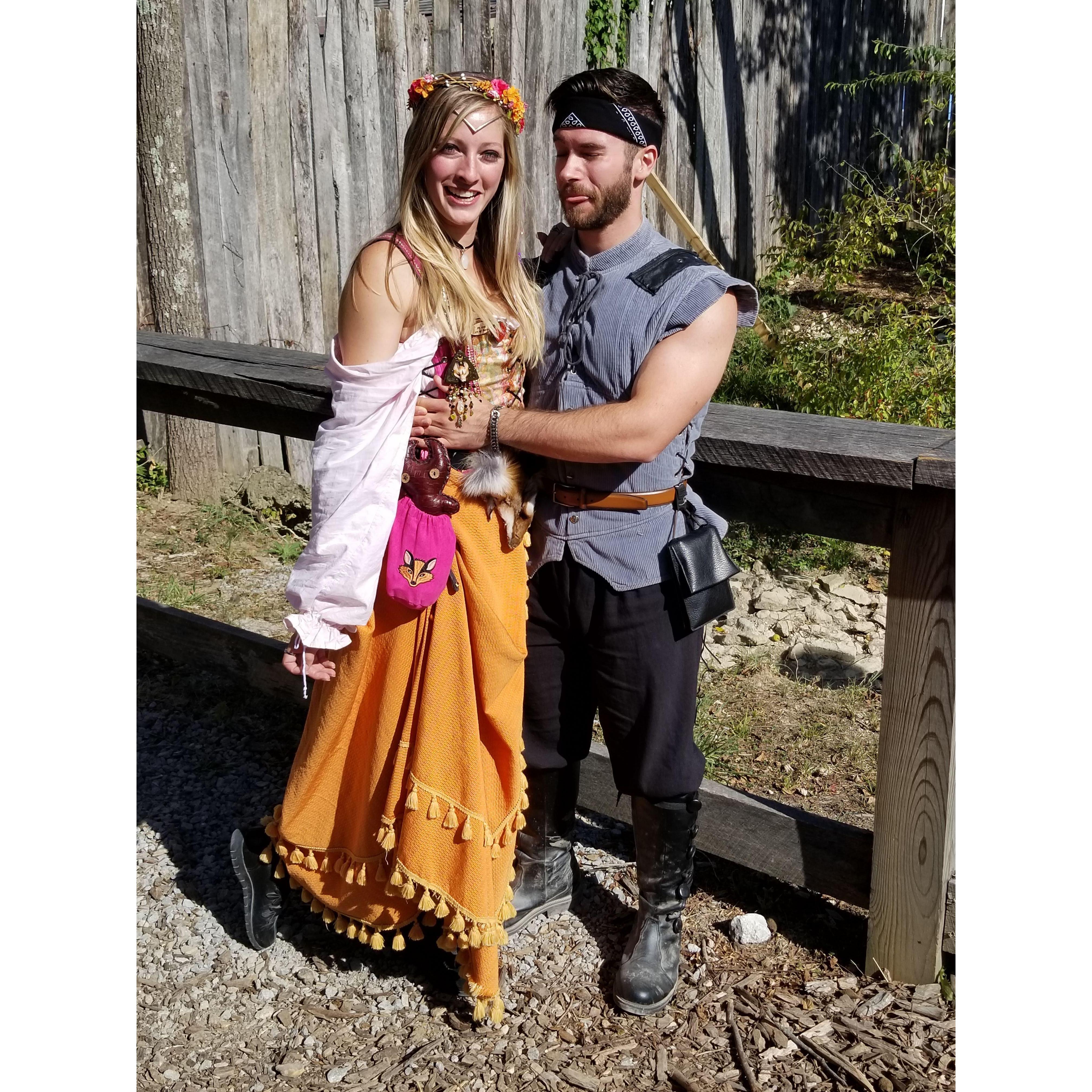 Alexandra's first year working at Ren Fair.
