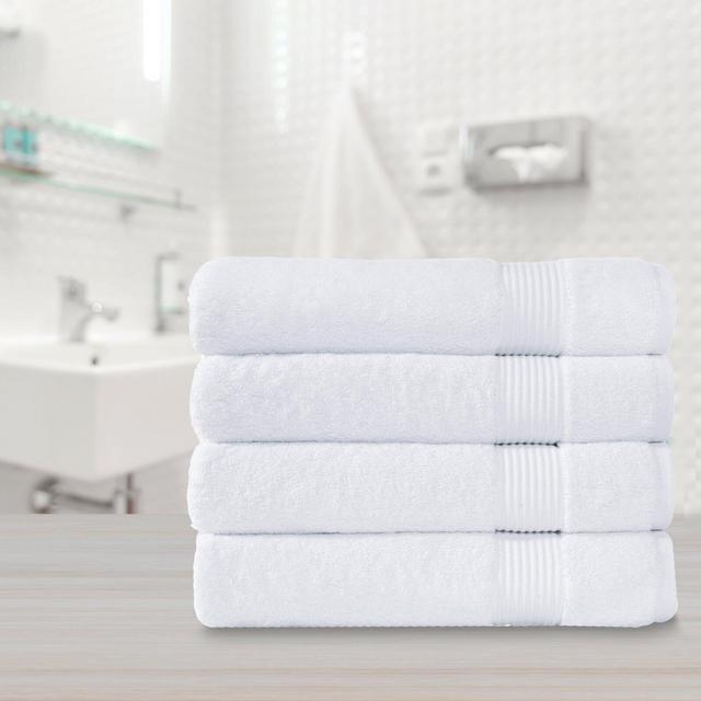 Amadeus 4 Piece Turkish Cotton Towel Set (Set of 4)