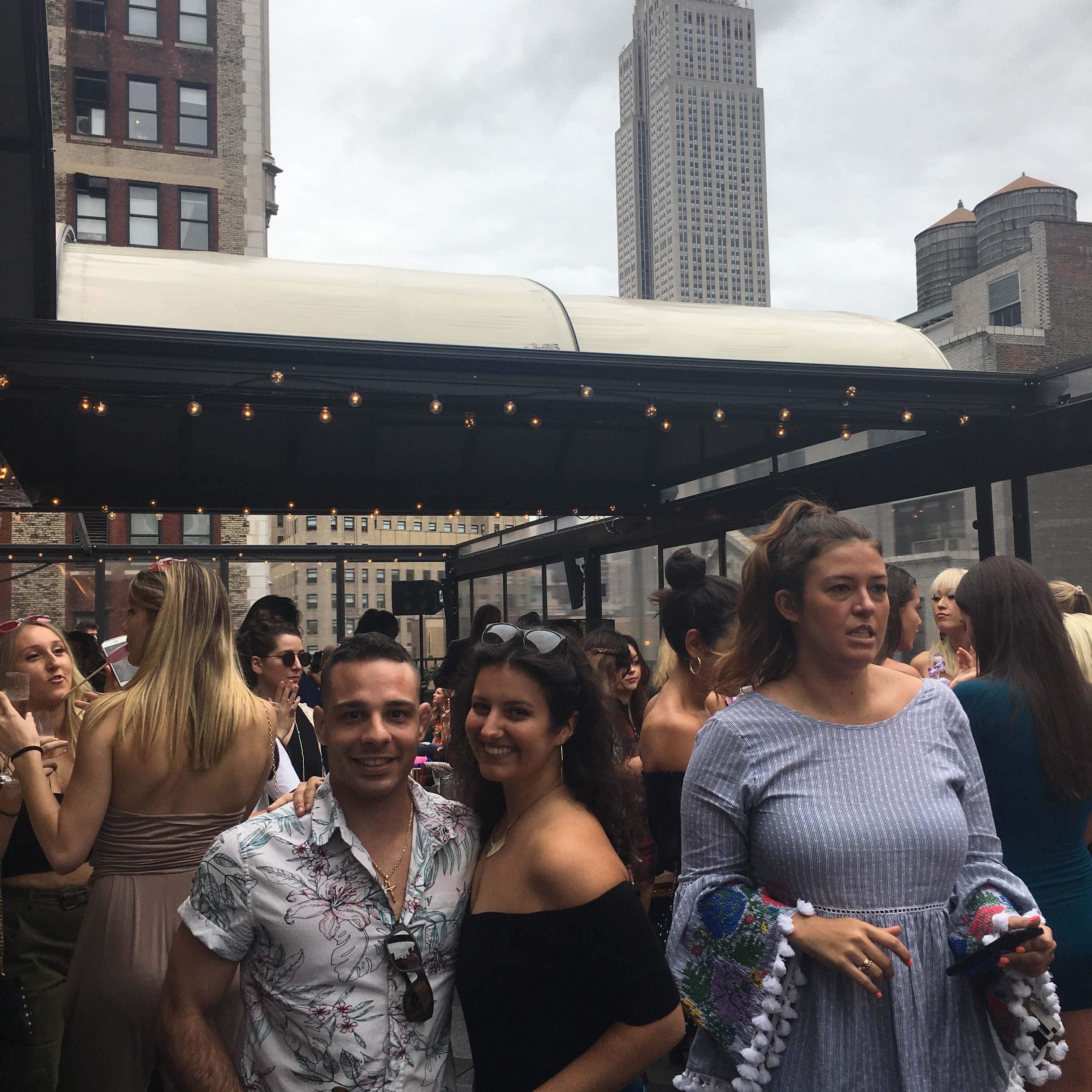 One of the first times Joe visited Kat in NYC and they listened to their friend Ryan Owens play in his band on a rooftop in midtown!