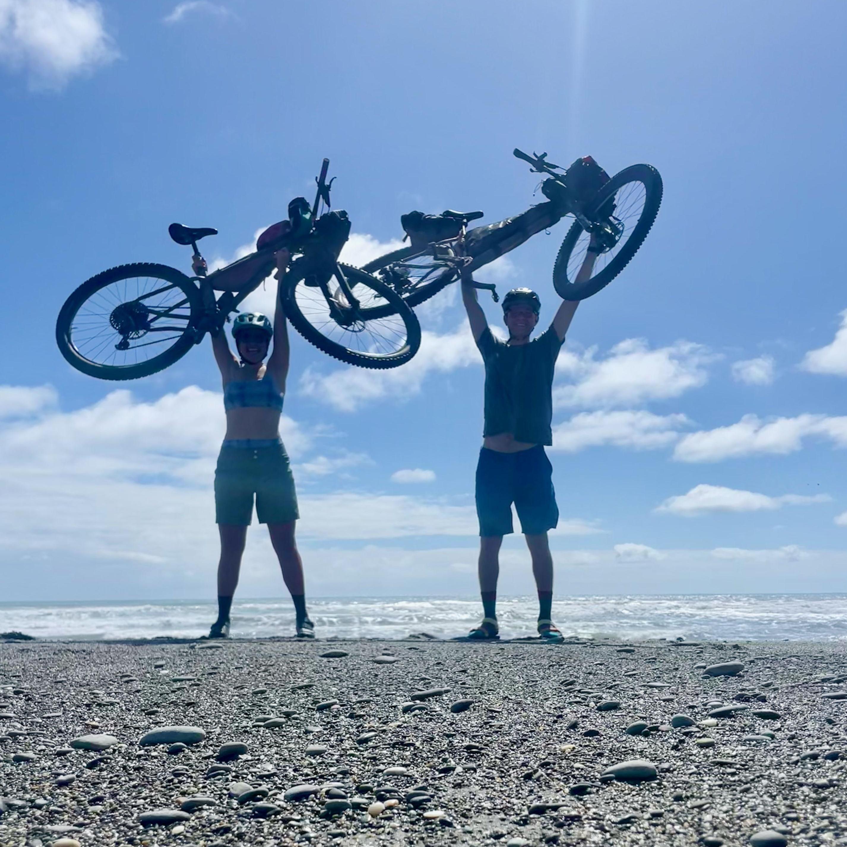 The end of the Paparoa track in New Zealand