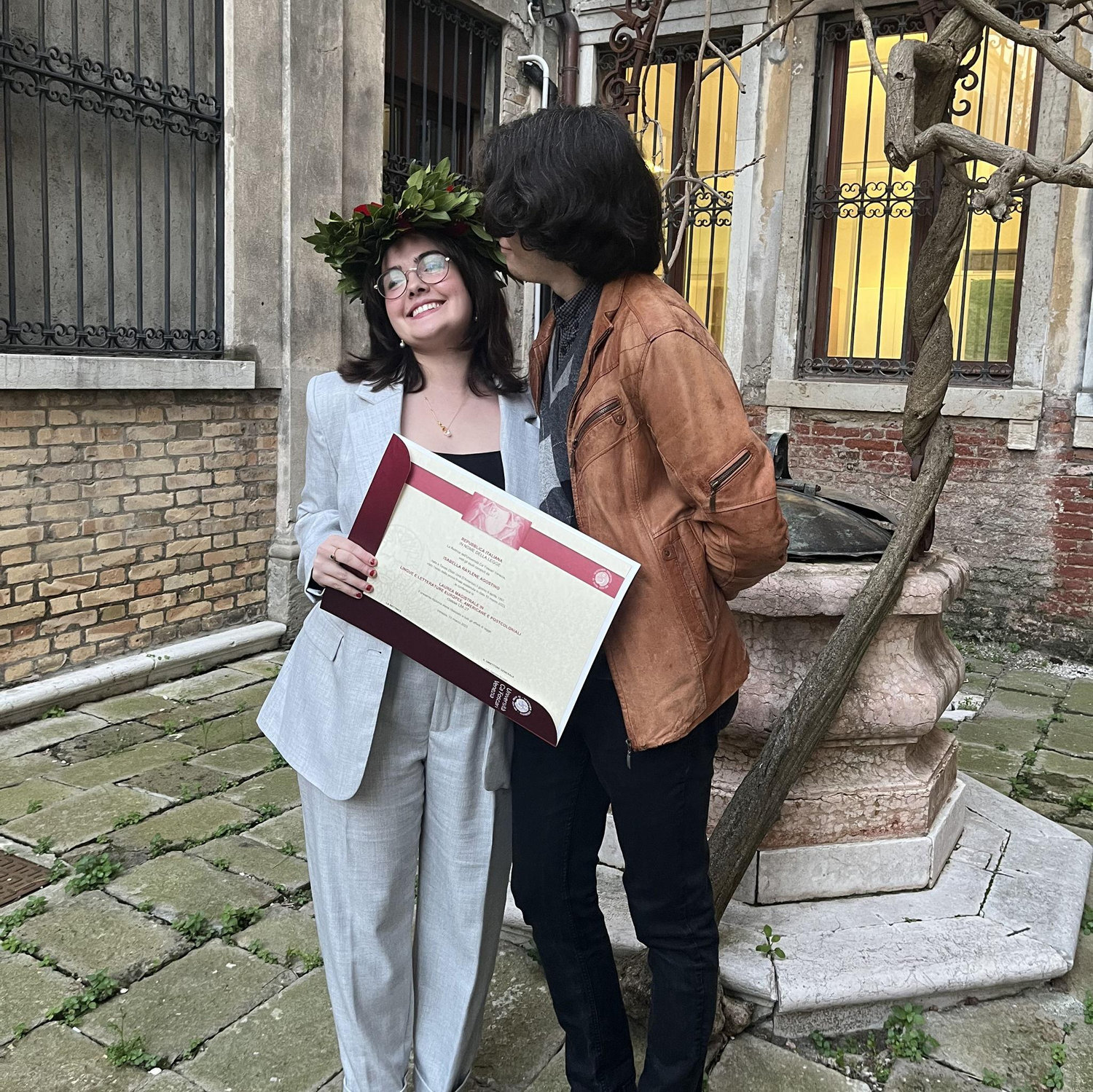 Isabella gets her MA!