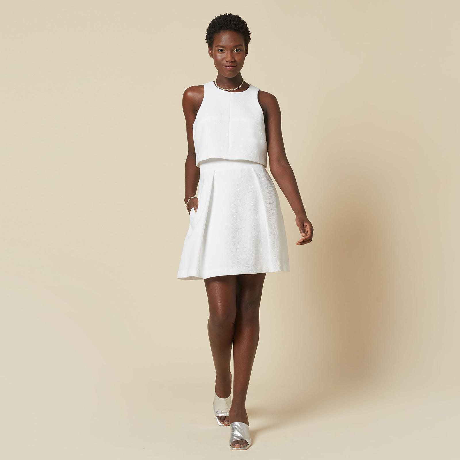 black halo sanibel 2 piece mini dress