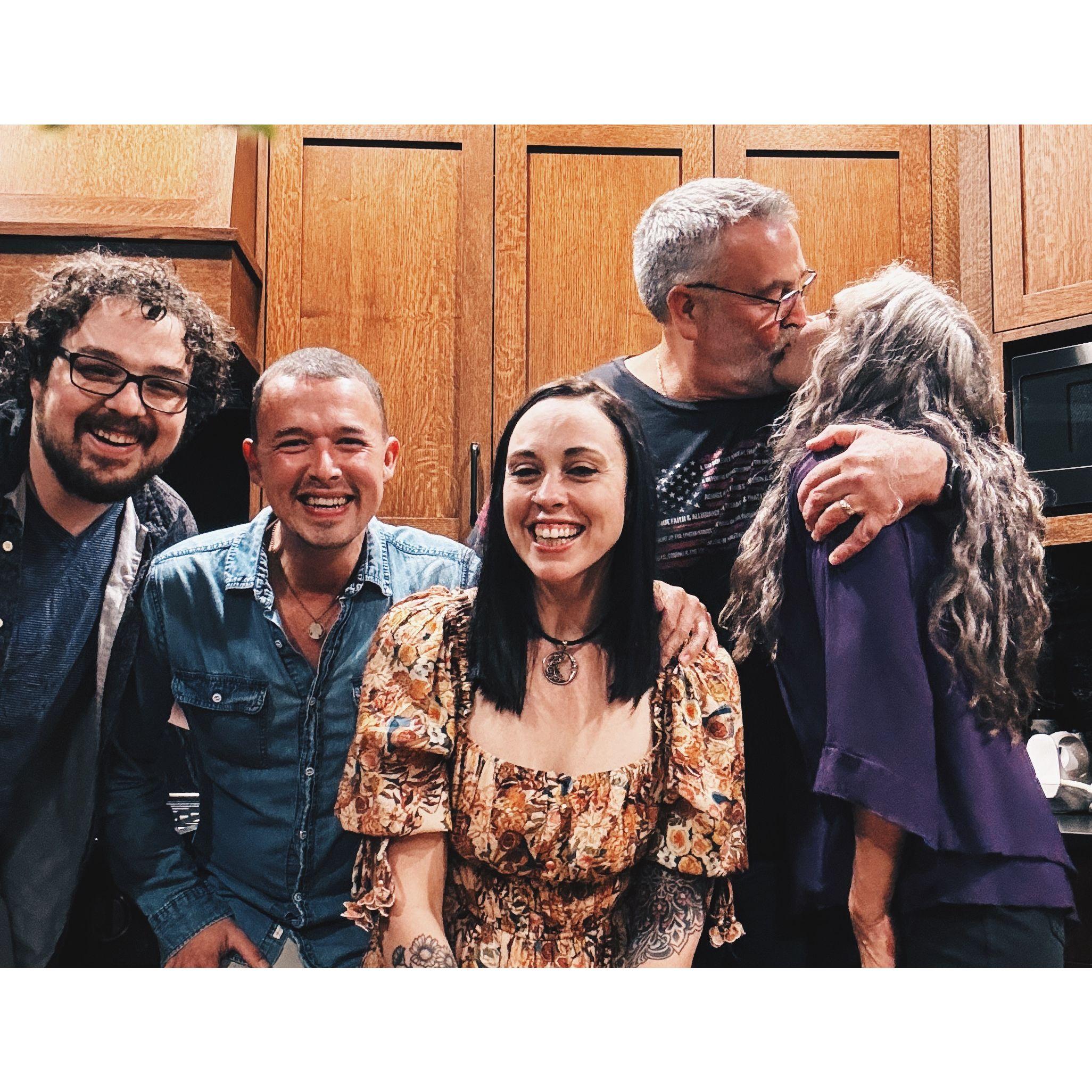 India's 33rd birthday visiting her parents & younger brother