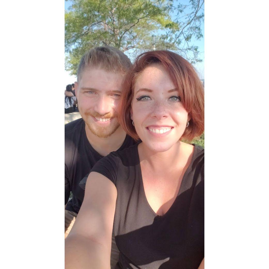 Our first trip together, after one month of dating - Cleveland