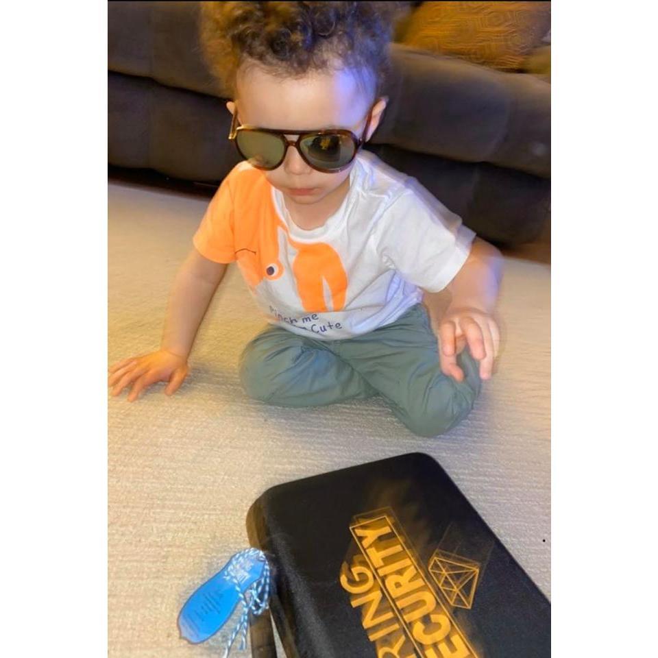 Our ring bearer loves his ring security gifts