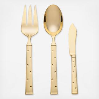 Larabee Dot 3-Piece Serving Set