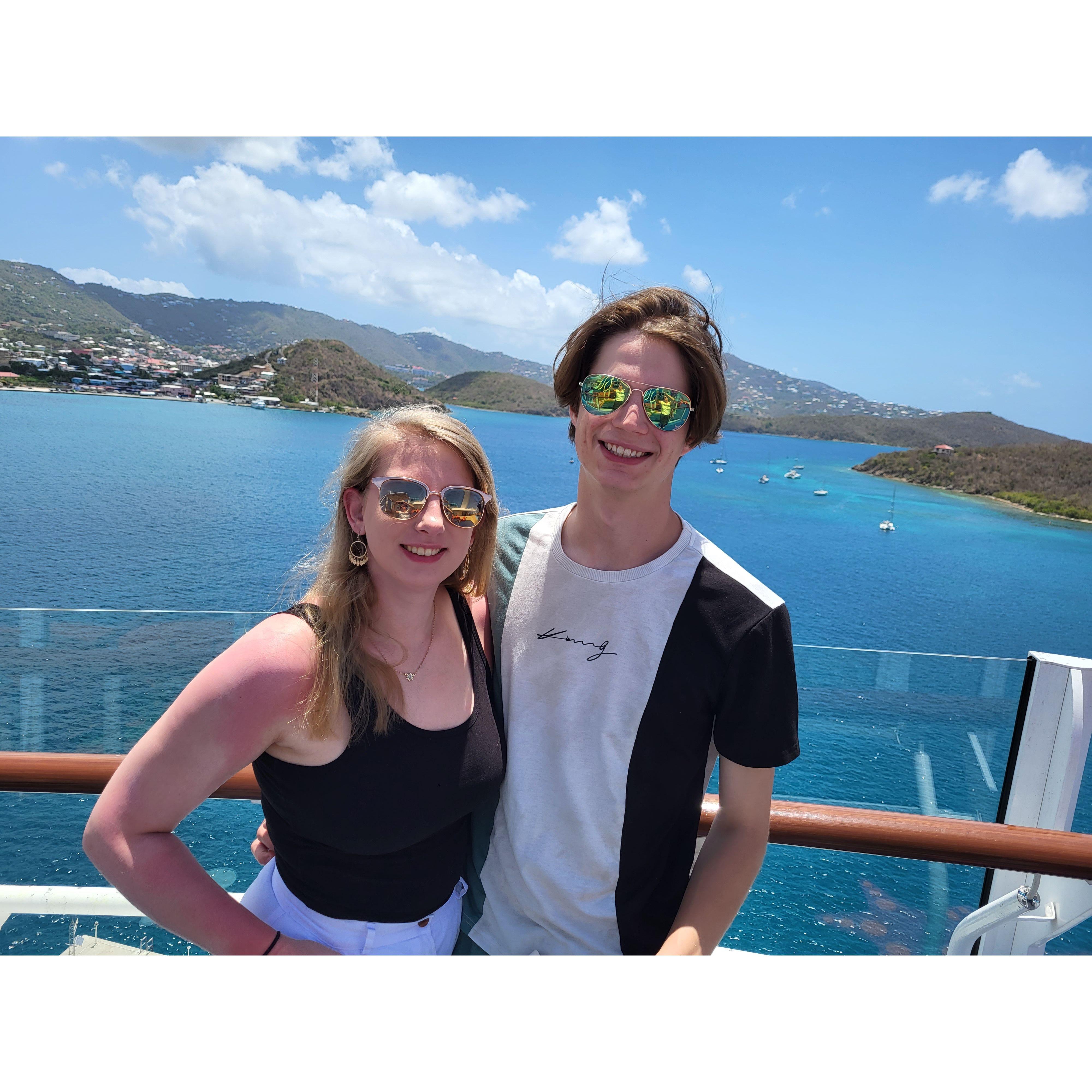 Docked in St. Thomas