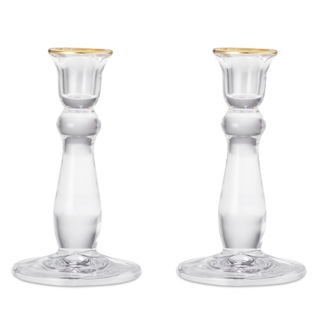 AERIN Sancia Tall Taper Candleholders, Set of 2