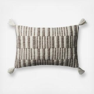 Linear Pillow with Tassel