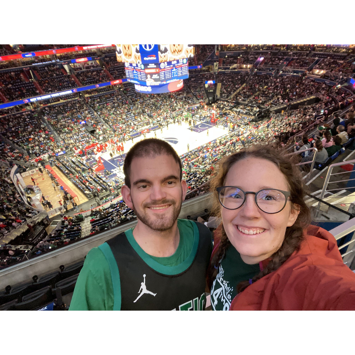 A date at the Celtics Game!