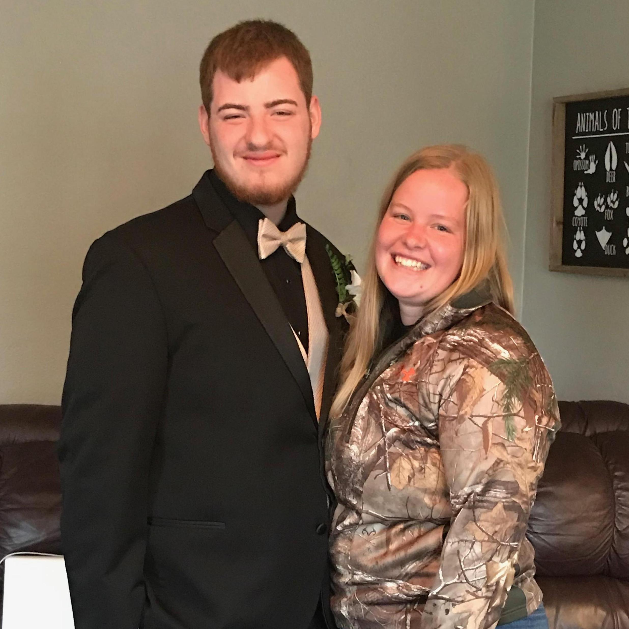 Dylan's senior prom, I wasn't his date but the next time I'll see him in a tuxedo is at our wedding!