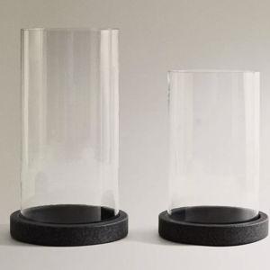 GLASS LANTERN VASE