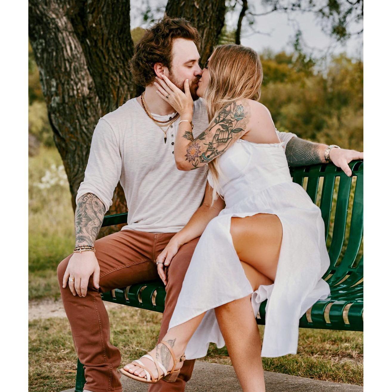 engagement shoot at Arbor Hills 2020