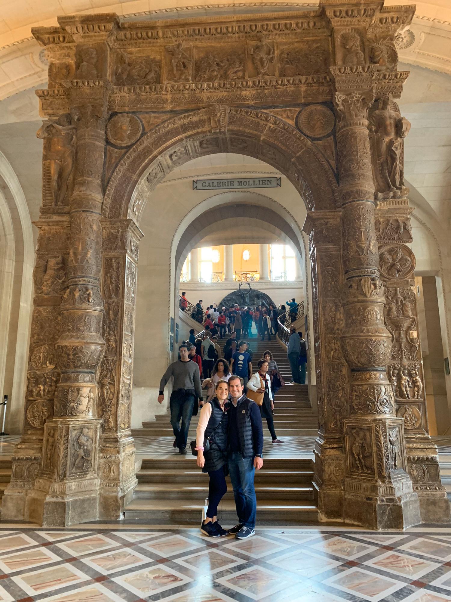 A romantic trip to Paris, visiting the Leuve.