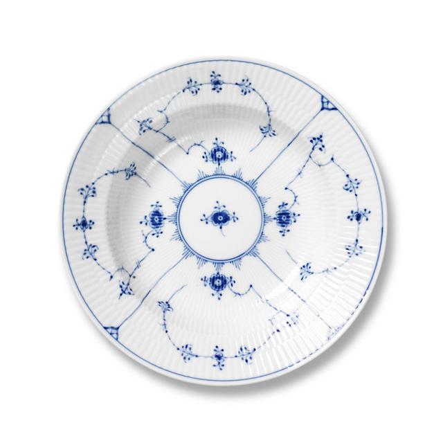 Royal Copenhagen "Blue Fluted Plain" Rim Soup Plate