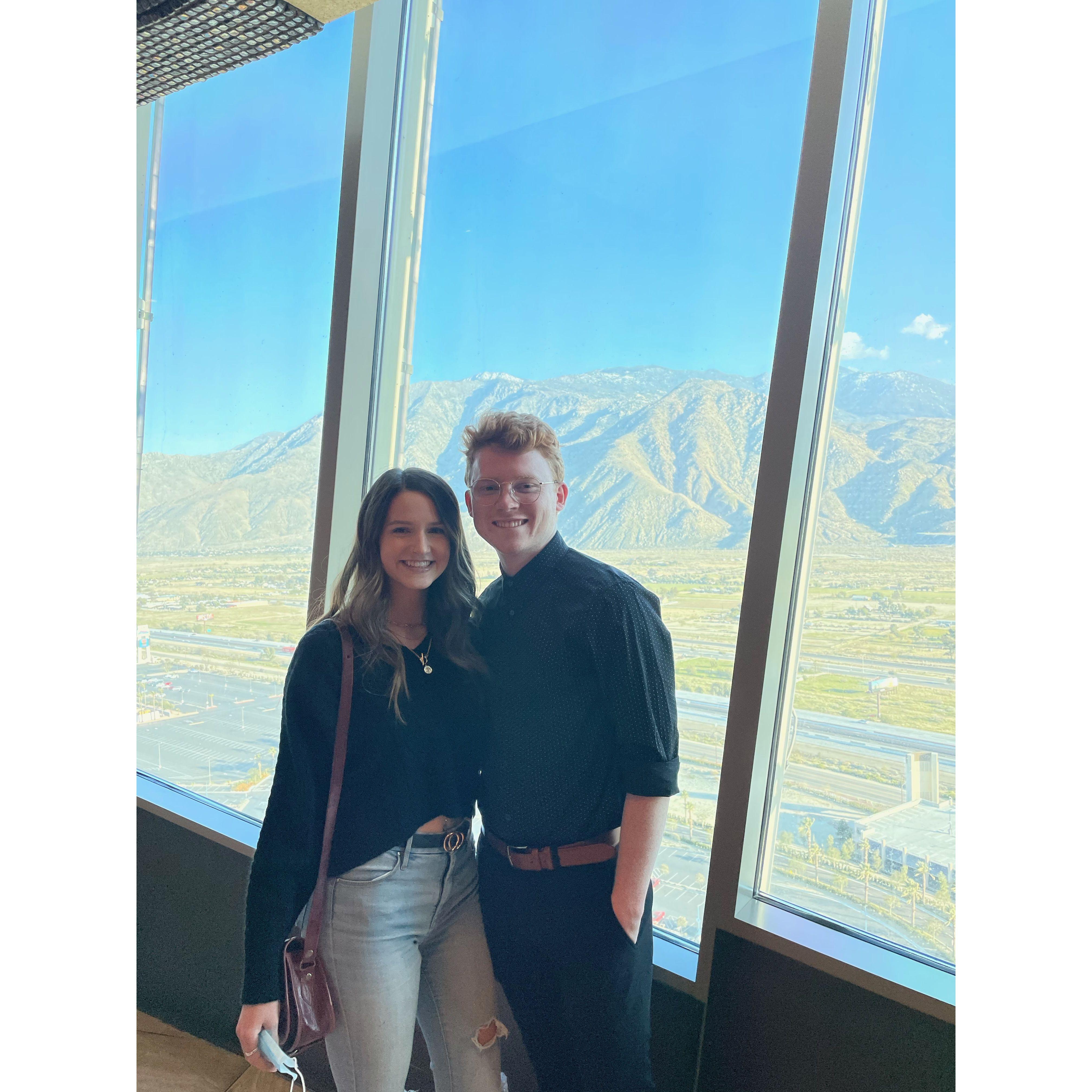 Dinner on the top of a casino!