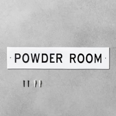 Wall Sign Powder Room White - Hearth & Hand™ with Magnolia