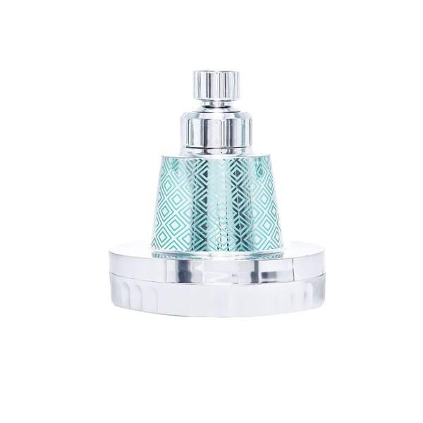 Wall-Mounted Shower Head in Blue + Citrus Vitamin C Shot