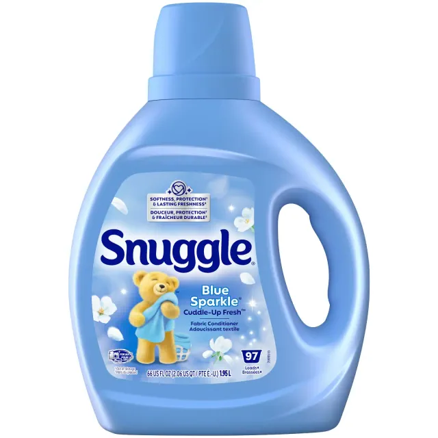 Snuggle Fabric Softener - Blue Sparkle - 66 fl oz: Phosphate-Free, Liquid, 97 Uses, Plastic Bottle
