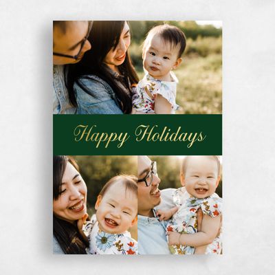 Forest, Green Holiday Card - Sunview Foil