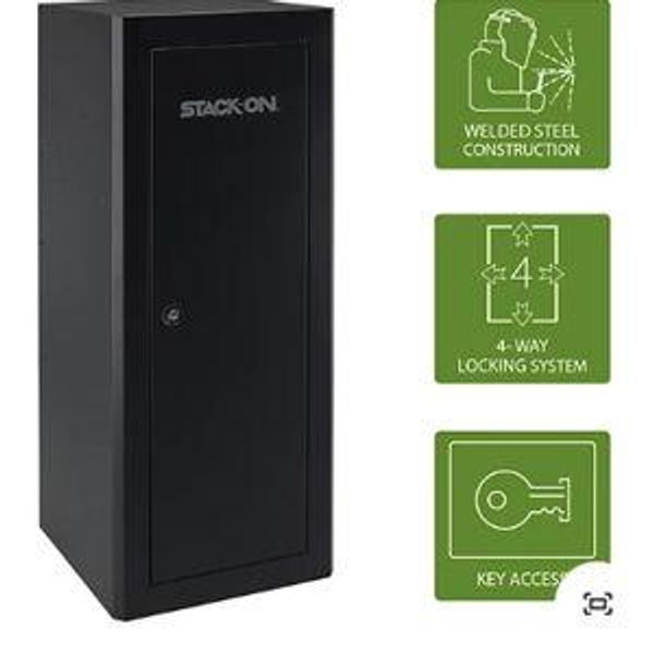 Stack-On 18 Long Gun 13 cu. ft. Key Lock Gun Cabinet, Black at Tractor Supply Co