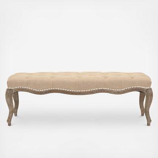 Traditional Tufted Bench