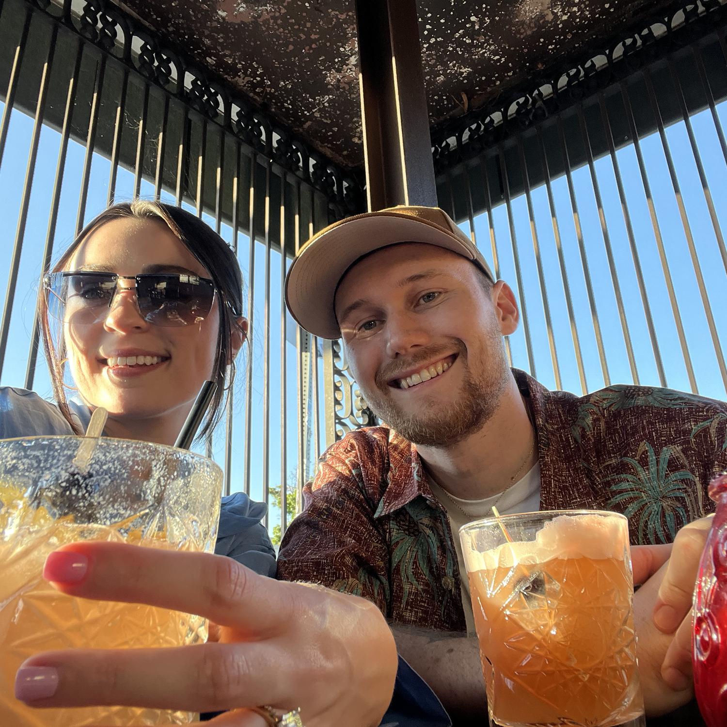 (2023) Hanging at our favorite neighborhood spot, The High Low