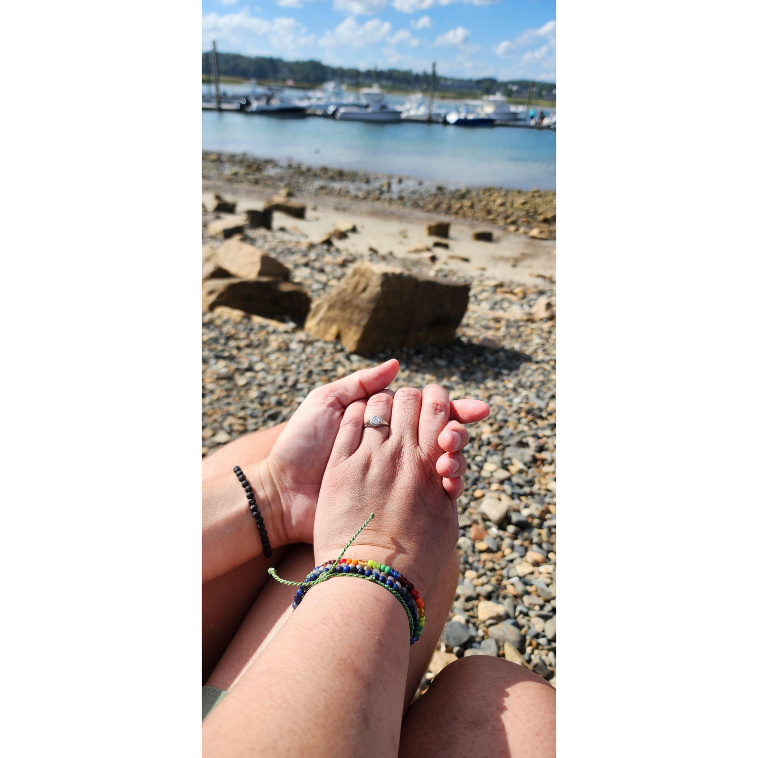 We said "I do" in Wells, Maine