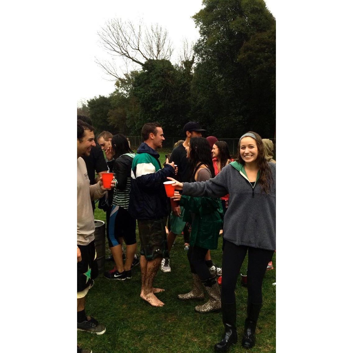 Our first picture "together"