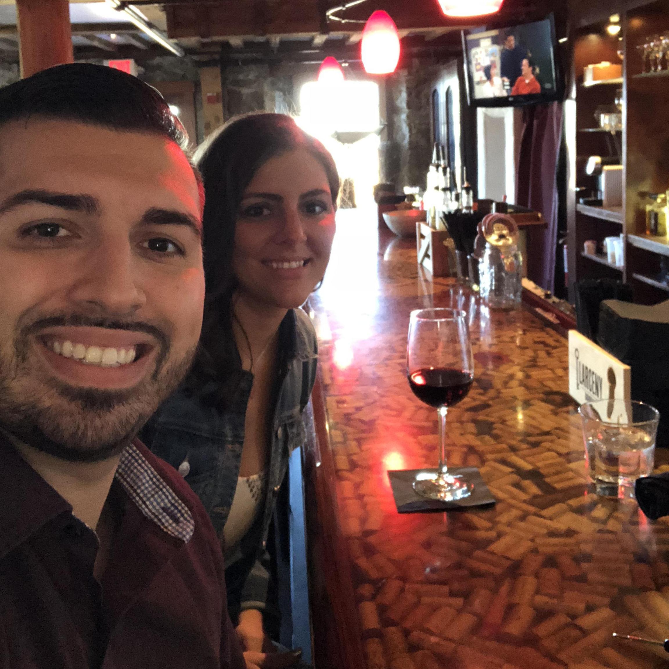 Post-engagement-shoot drinks!
