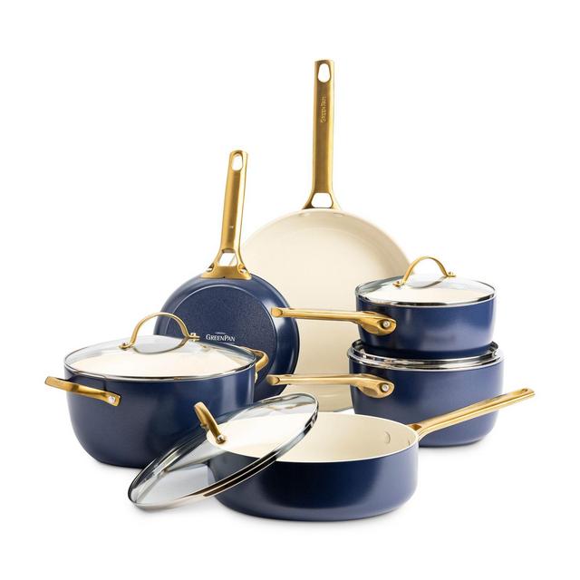 GreenPan Reserve Blush Healthy Ceramic Nonstick Cookware, Set of 10