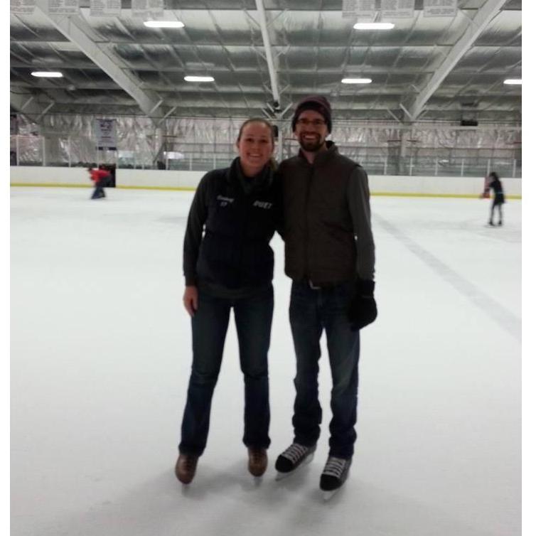 There's always something to do in Durango. Here we are enjoying ice skating at Chapman Hill (much safer than skiing down that crazy thing!)