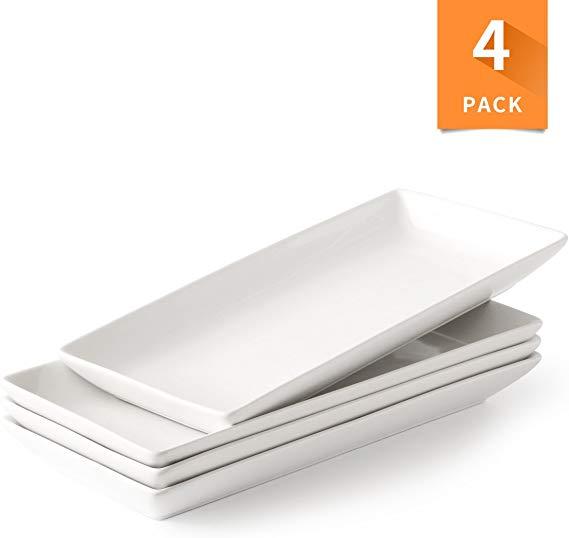 Porcelain Serving Platter Rectangular Plates