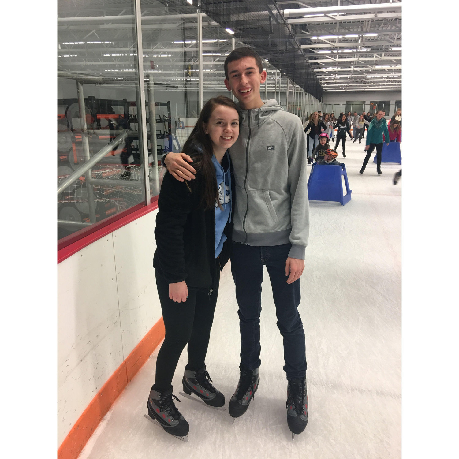 This was our first picture taken together!