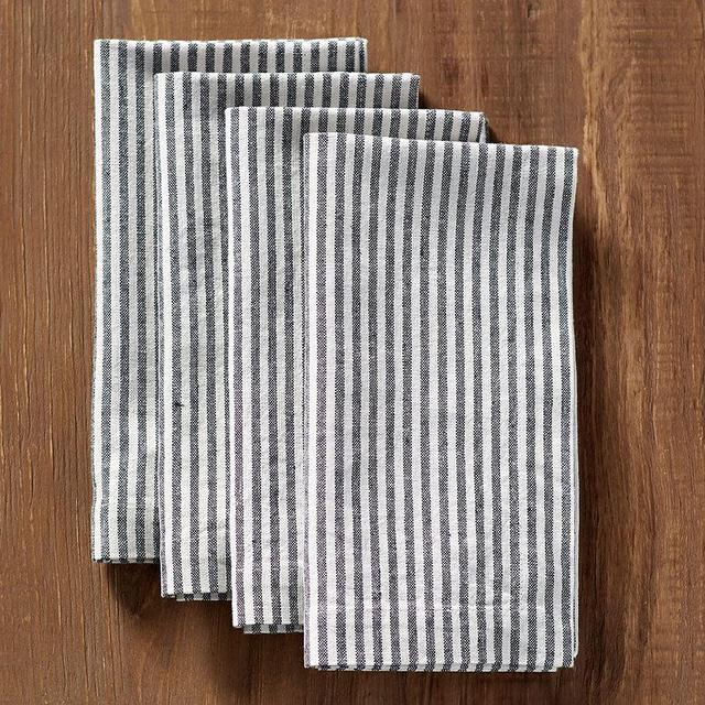 Wheaton Stripe Napkin, Set of 4 - Navy