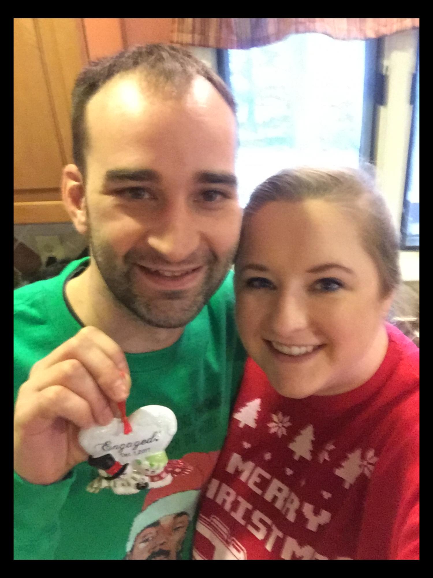 First engaged Christmas!
