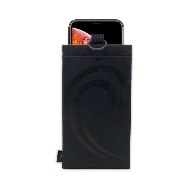 PHOOZY Thermal Phone Case - Apollo II Series : Cell Phone Pouch with AGION Lining Prevents Overheating, Extends Battery Life, Provides Drop Protection and Floats in Water (Large - Blackout)