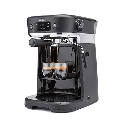 Mr. Coffee BVMC-O-CT All-in- One Occasions Specialty Pods Coffee Maker, 10-Cup Thermal Carafe, and Espresso with Milk Frother and Storage Tray, Black