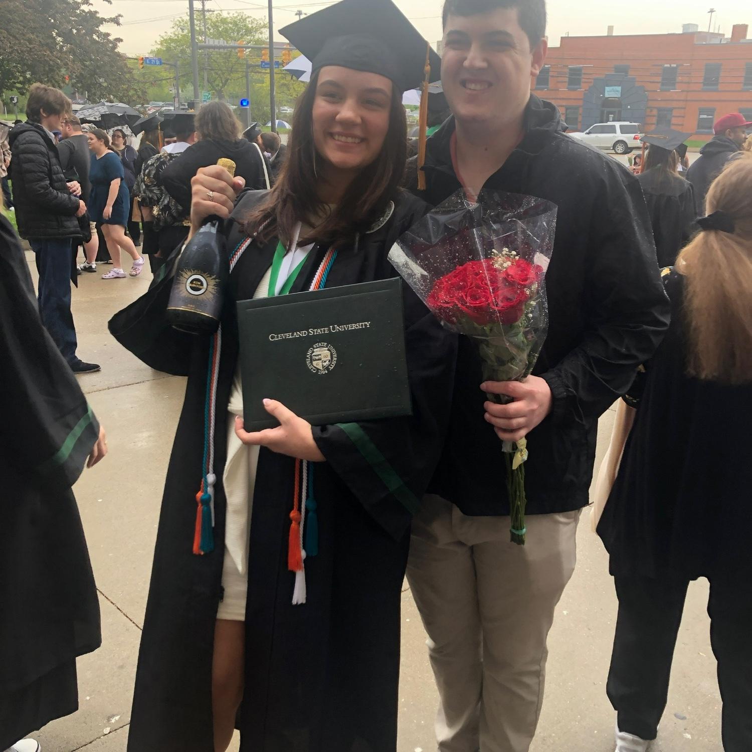 Amy’s undergrad graduation