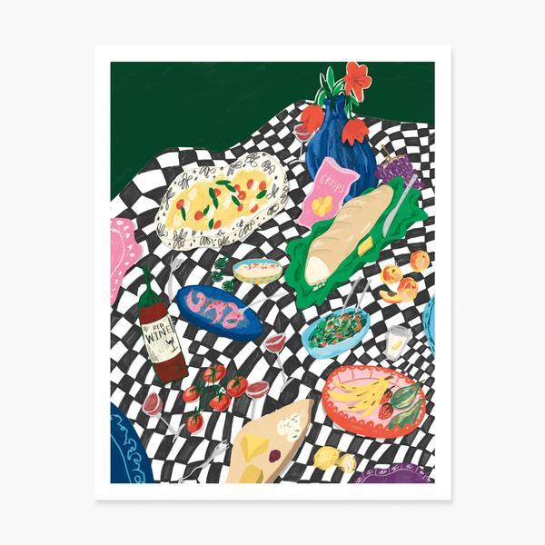 Bouje Picnic Art Print